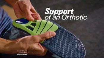 Copper Fit Arch Wave TV commercial - Comfort of an Insole