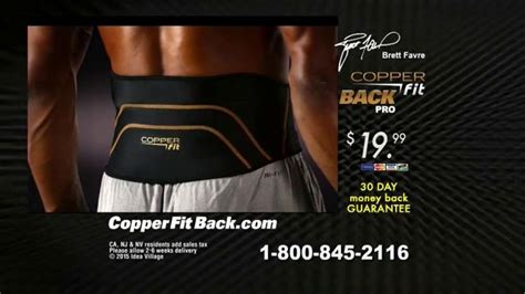 Copper Fit Back Pro TV Spot, 'Relief' Featuring Brett Favre created for Copper Fit