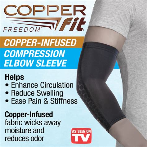 Copper Fit Elbow Compression Sleeve commercials