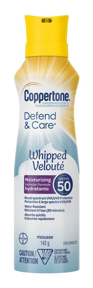 Coppertone Clearly Sheer Whipped SPF 50 logo
