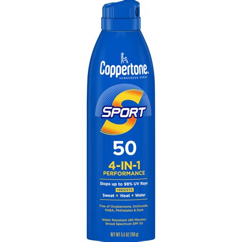 Coppertone Sport SPF 50 Spray logo