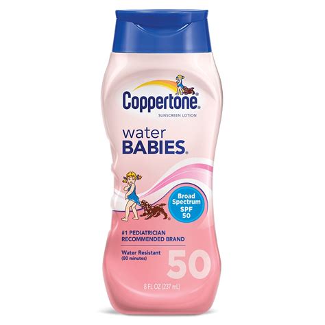 Coppertone Water Babies SPF 50 logo