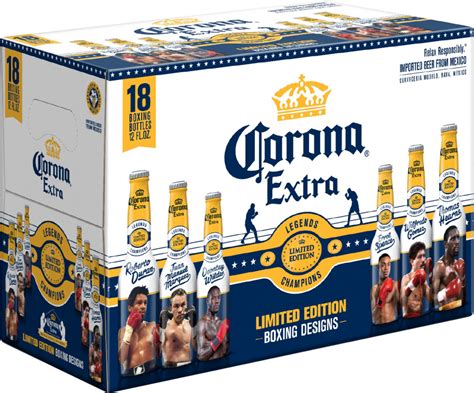 Corona Extra Limited Edition Legends Champions Bottle logo