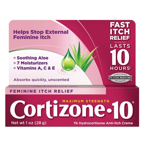 Cortizone 10 Feminine Relief Anti-Itch Creme logo