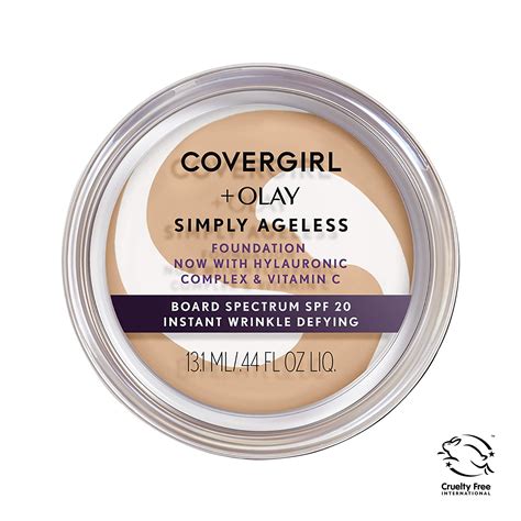 CoverGirl + Olay Simply Ageless Instant Wrinkle Defying Foundation logo