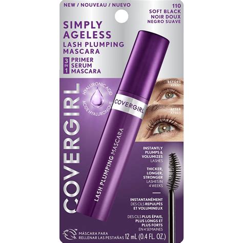 CoverGirl Simply Ageless Lash Plumping Mascara commercials