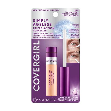 CoverGirl Simply Ageless Triple Action Concealer commercials