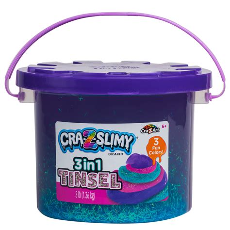 Cra-Z-Art Cra-Z-Slimy 3 in 1 Tinsel Bucket logo