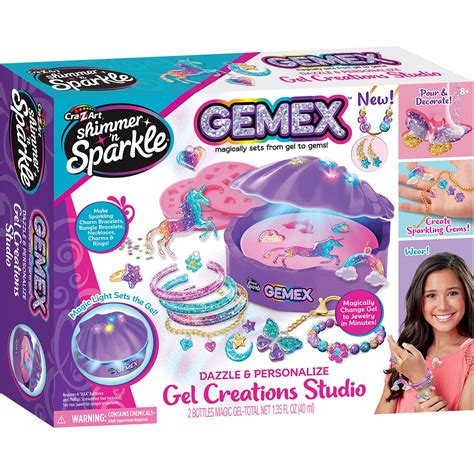 Cra-Z-Art Shimmer 'n Sparkle GEMEX Gel Creations Studio logo