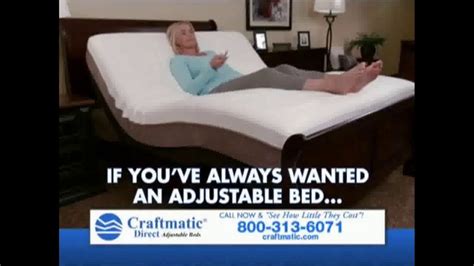 Craftmatic Adjustable Beds TV Spot, 'Free Fully Adjustable Base'