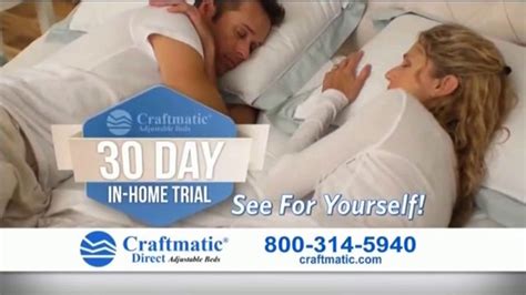 Craftmatic TV commercial - Adjustable Beds: 50% Less and $250 Gift Card