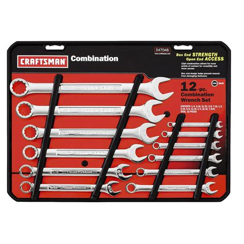 Craftsman 12-Piece Metric Combination Wrench Set logo