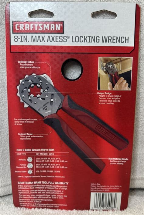 Craftsman Max Access Locking Wrench commercials