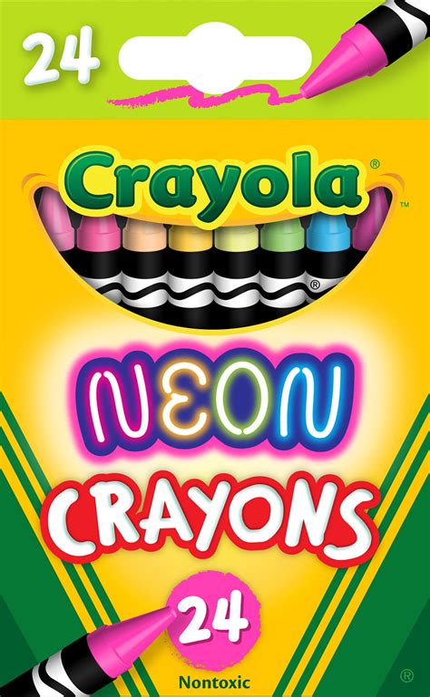 Crayola 10-Pack Assorted Colors + 2 Bonus Neon Colors