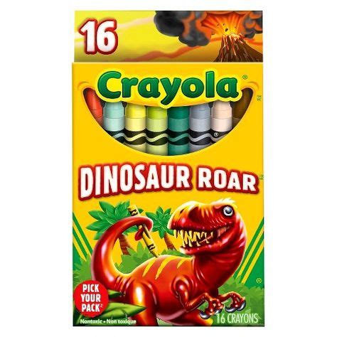 Crayola 16ct Dinosaur Roar Crayons