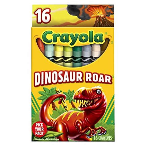 Crayola 16ct Dinosaur Roar Crayons logo