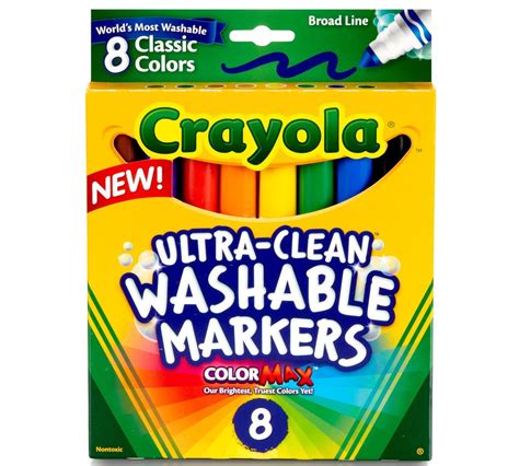 Crayola Broad Line 8 Classic Colors commercials