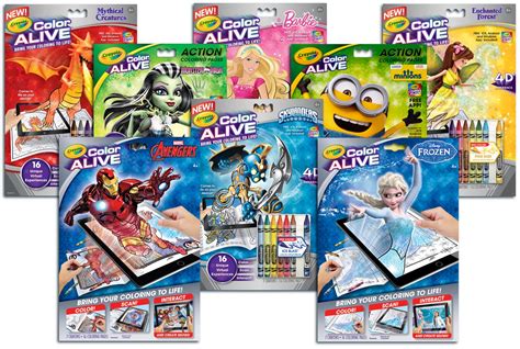 Crayola Color Alive Coloring Books commercials