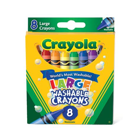 Crayola Large Washable Crayons logo