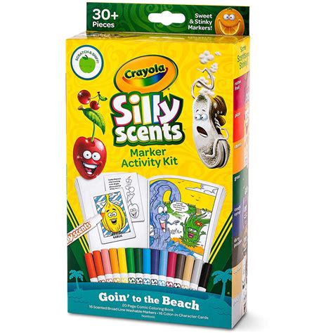 Crayola Silly Scents Marker Activity Kit: Goin' to the Beach