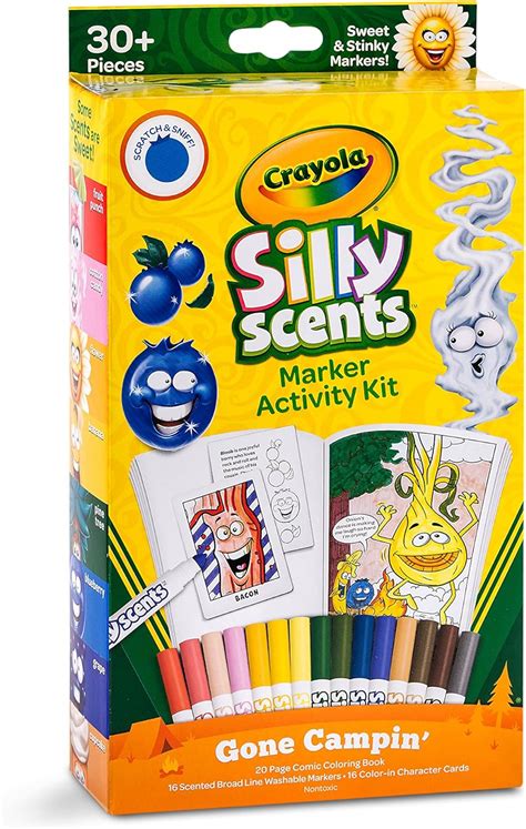 Crayola Silly Scents Marker Activity Kit: Gone Campin' logo