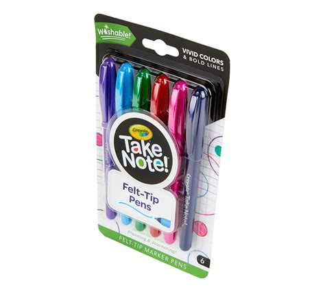 Crayola Take Note! Felt-Tip Pens