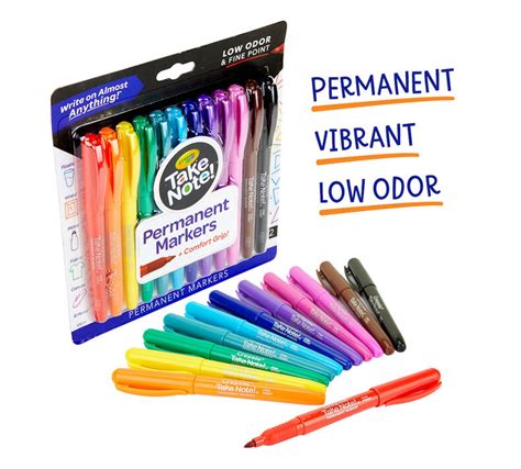 Crayola Take Note! Permanent Markers logo