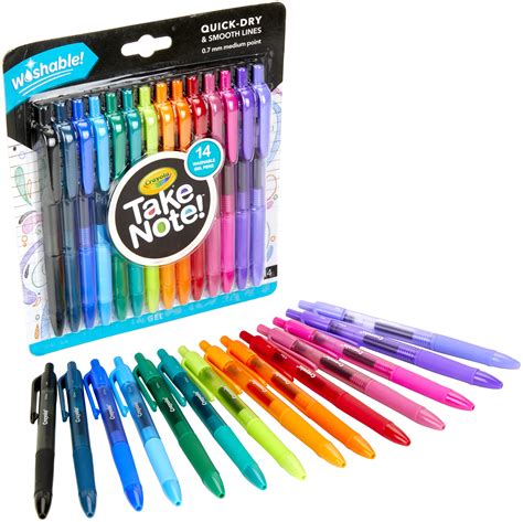 Crayola Take Note! Washable Gel Pens