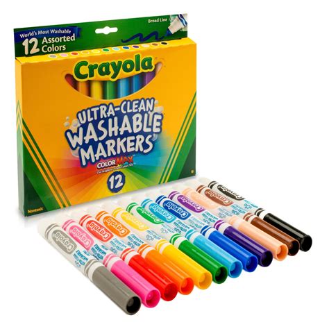 Crayola The Big 40 Ultra-Clean Washable Broad Line Markers logo