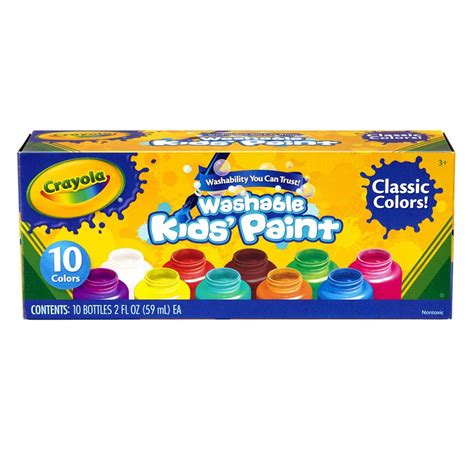 Crayola Washable Kids Paint Set logo