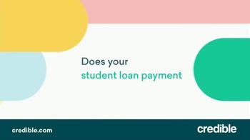 Credible TV Spot, 'New Monthly Student Loan Payment'