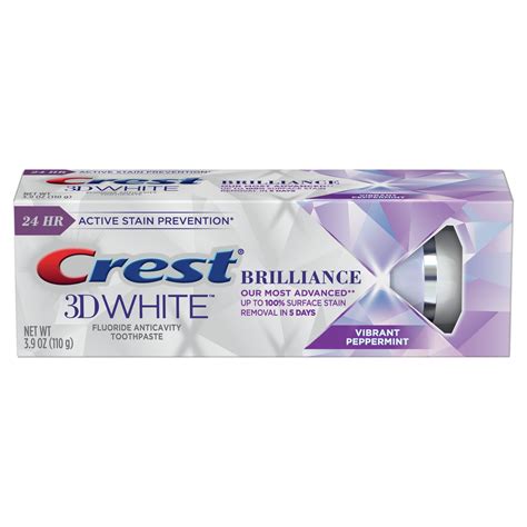 Crest 3D White Brilliance Vibrant Peppermint logo