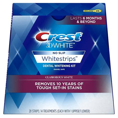 Crest 3D White No Slip Whitestrips logo