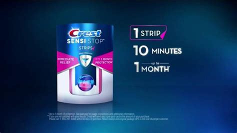Crest Sensi-Stop Strips TV Spot, 'One Month of Protection'