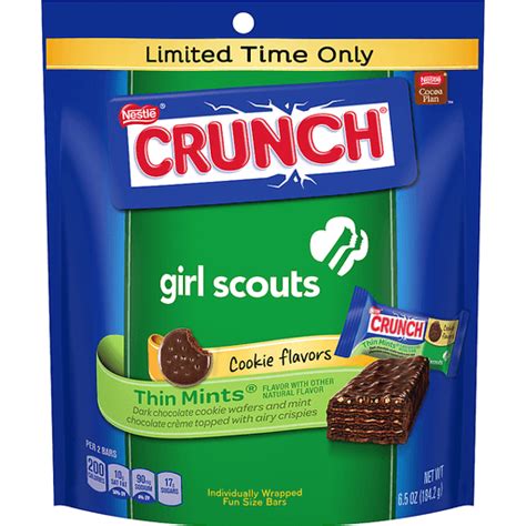 Crunch Girl Scout Candy Bars Thin Mints