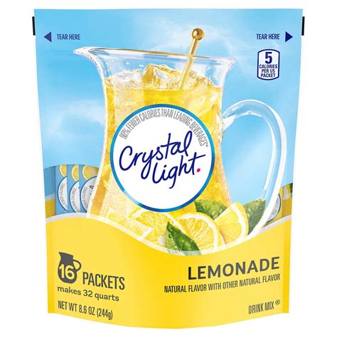 Crystal Light Natural Lemonade logo