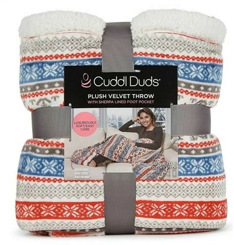 Cuddl Duds Plush Throws commercials