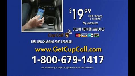 Cup Call TV Spot, 'Fits Any Cupholder'