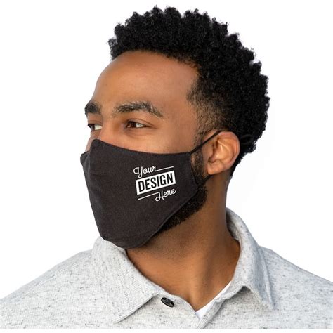 CustomInk Super Comfort Cotton Face Mask logo