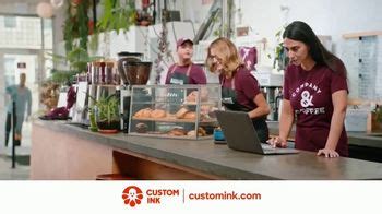 CustomInk TV Spot, 'Coffee Shop' featuring Kim Maresca