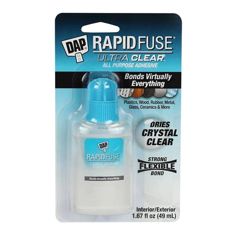 DAP Rapid Fuse Ultra Clear All Purpose Adhesive