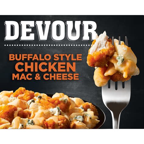DEVOUR Foods Buffalo Chicken Mac & Cheese With Bacon