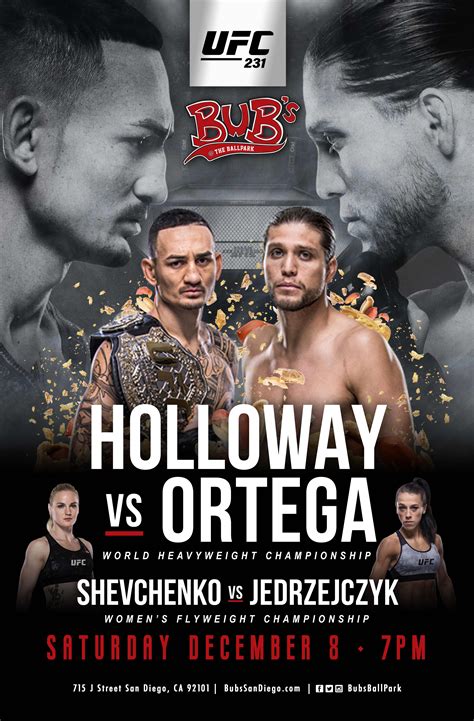 DIRECTV Pay-Per-View: 2018 UFC 231: Holloway vs. Ortega logo
