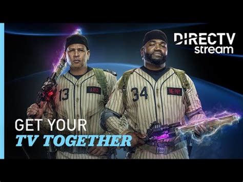 DIRECTV STREAM TV commercial - Get Your TV Together: GOATbusters: $69.99 Feat. Alex Rodriguez, David Ortiz