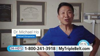 DR-HO's Triple Belt TV Spot, 'Relax Muscles, Improve Circulation, Relieve Pain: $54.99'