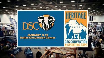 DSC Heritage Convention & Sporting Expo TV Spot, '2020 Dallas: Dallas Convention Center' created for Dallas Safari Club