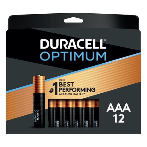 DURACELL Optimum Alkaline AAA Batteries logo