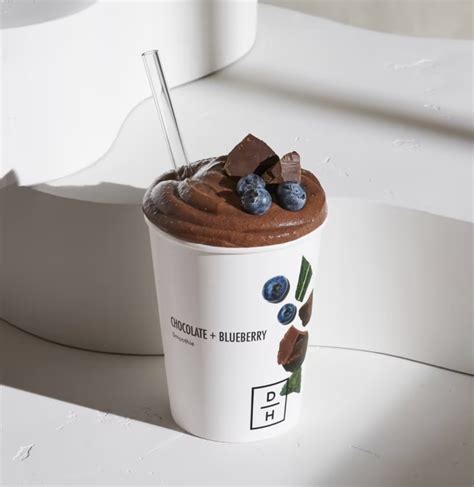 Daily Harvest Chocolate + Blueberry Smoothie