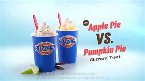 Dairy Queen Blizzard TV commercial - Pumpkin Pie vs. Apple Pie