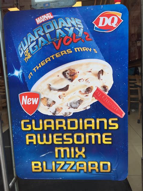 Dairy Queen Guardians Awesome Mix Blizzard Treat